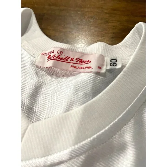 Mitchell & Ness NFL Atlanta Falcons Throwback Deion Sanders Jersey White #21 Siz - Picture 3 of 5